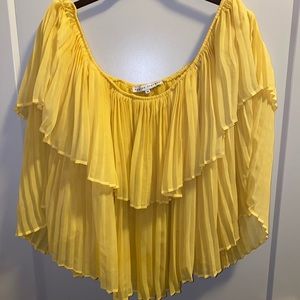 English Factory Yellow Tiered Top